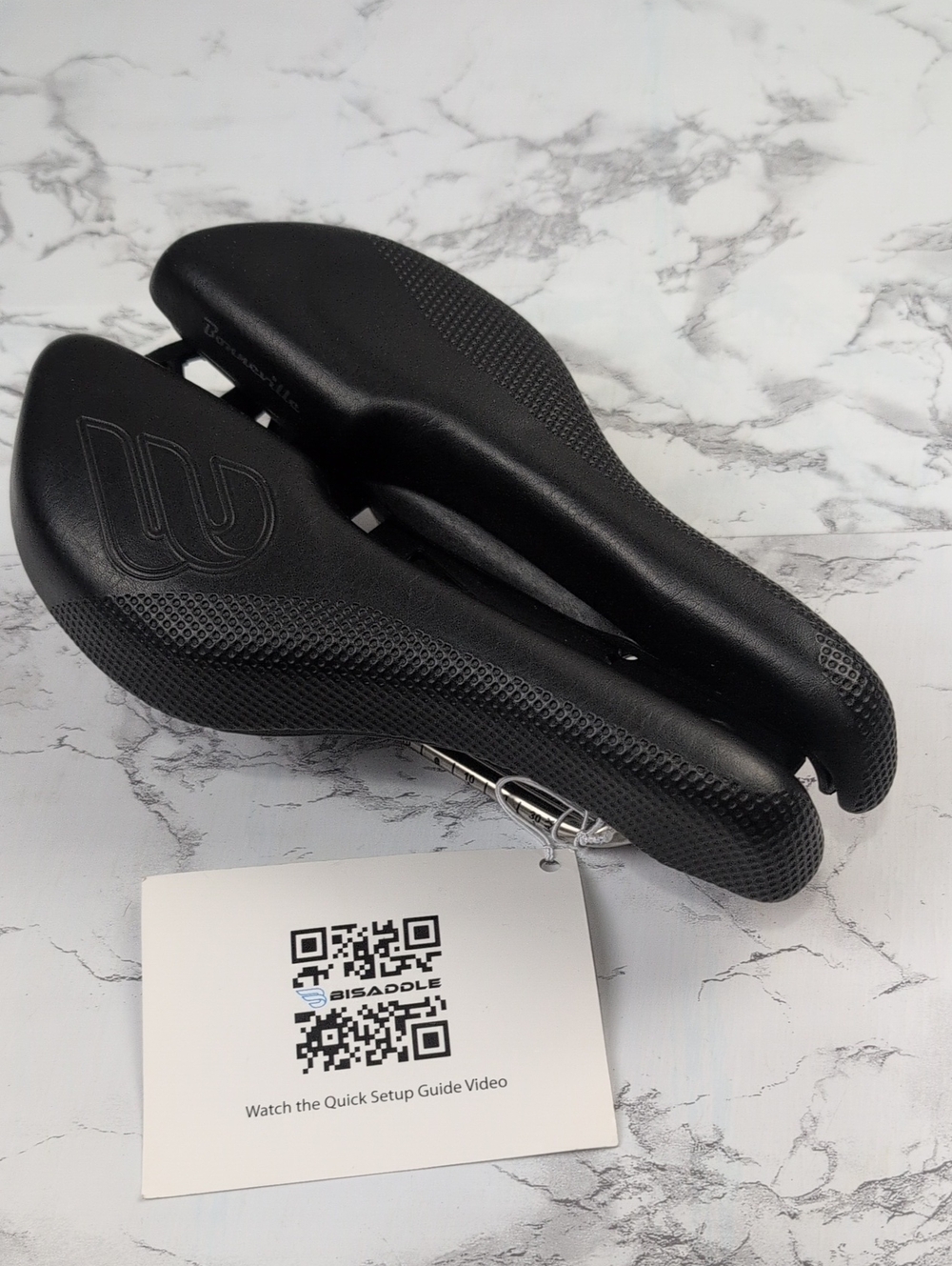 NWT BiSaddle Bonneville Distance Adjustable Saddle - Titanium Rails